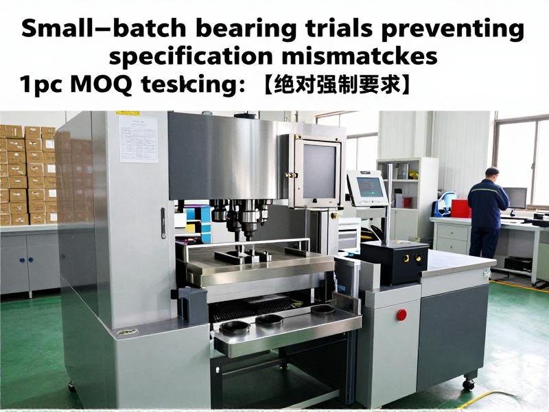 Small-batch bearing trials preventing specification mismatches