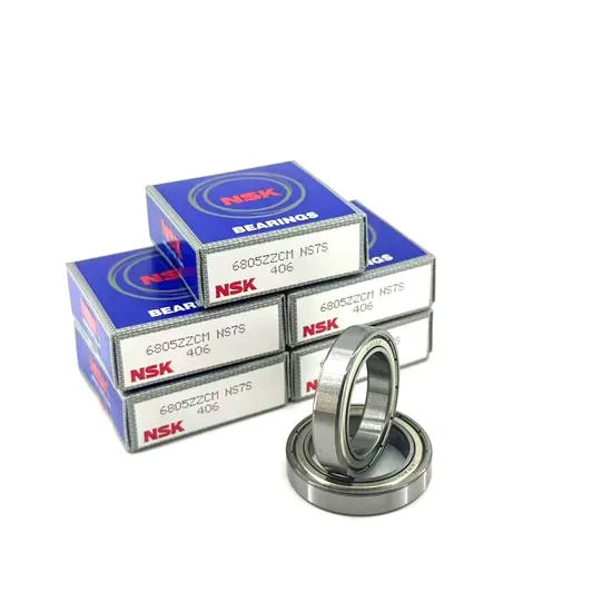 Low Friction NSK 6905 Deep Groove Ball Bearing 25x42x9mm for Warehouse Machinery