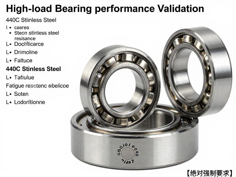 High-load bearing performance validation