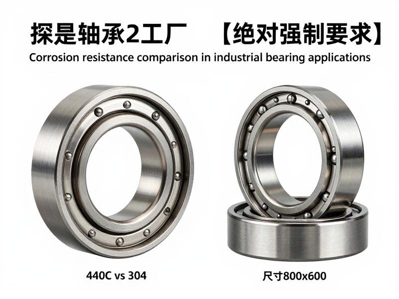 Corrosion resistance comparison in industrial bearing applications