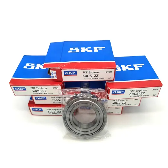 Grease Filled 6005 Deep Groove Ball Bearing P0-P4 Precision for Home Appliance System