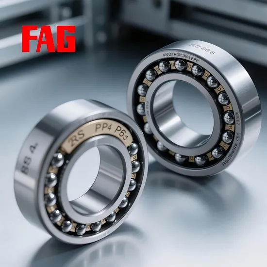 HS71917-C-T-P4s-UL FAG Double Row Angular Contact Bearing for CNC Spindle Precision Gearbox