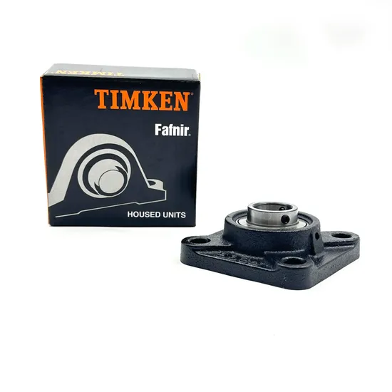 Timken UCF205 UCF206 UCF207 Set Screw Locking Flange Pillow Block Bearing Unit for Industrial Machinery Low Noise