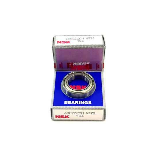 High Precision NSK 6802 Deep Groove Ball Bearing 15X24X5mm for Riveting Equipment
