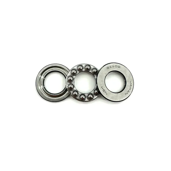 Thrust Ball Bearing 15X28X9 mm NSK 51102 High Precision for Gearbox Car Fan 16.8kN Static Load