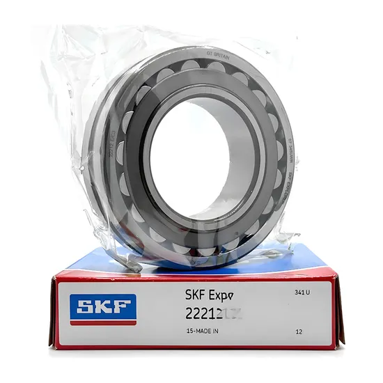 Self-Aligning Roller Bearing 22211E/C3 55x100x25mm Open Type Steel Cage for Industrial Machinery