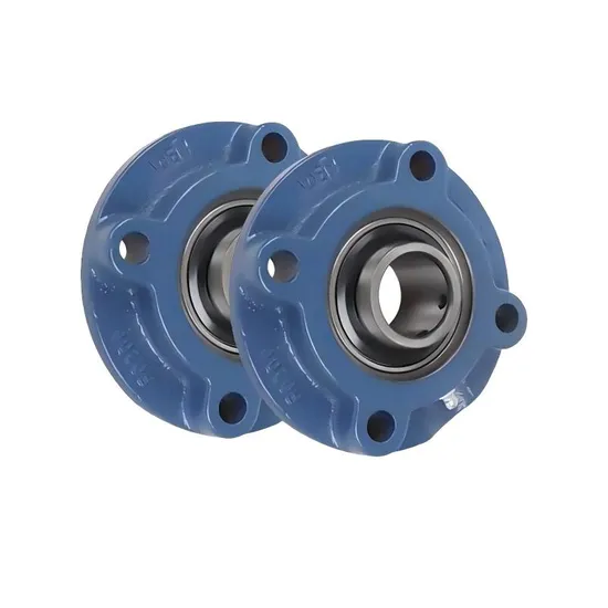 Pillow Block Bearing UCFC217 Round Flange Insert Unit Cast Iron Housing High Temperature Resistant