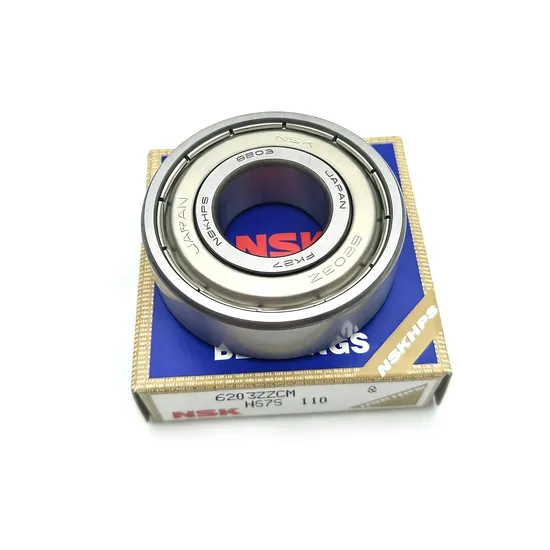 High Precision NSK 6203 Deep Groove Ball Bearing 17x40x12mm for Power Tools