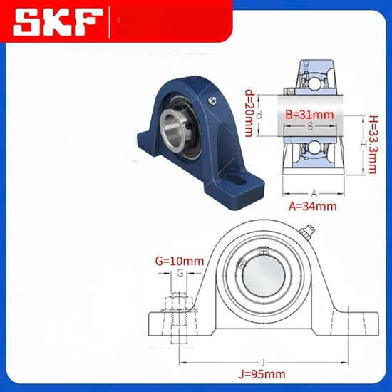 UCP203 Pillow Block Spherical Bearing – Corrosion Resistant High Temperature Longevity