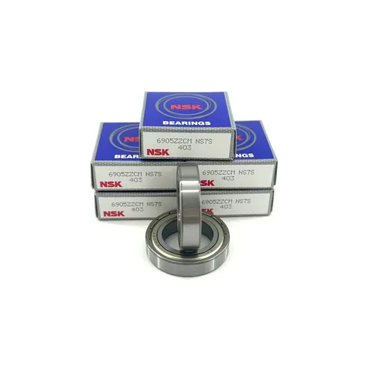 High Accuracy NSK 6905 Deep Groove Ball Bearing 25X42X9mm for Laser Equipment