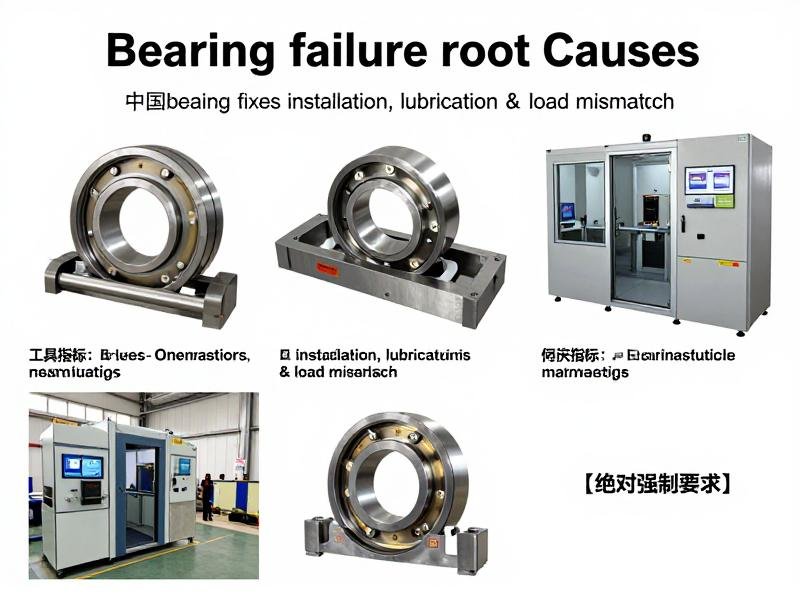 Chinese bearing supplier fixes installation, lubrication & load mismatch Bearing failure root causes