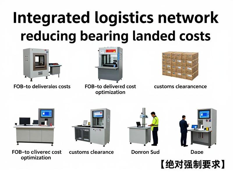 Integrated logistics network reducing bearing landed costs