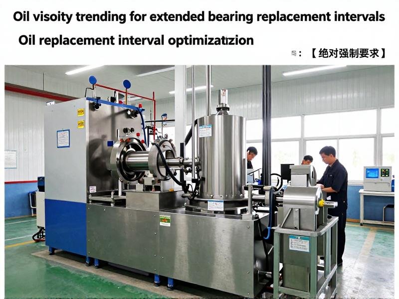 Oil viscosity trending for extended bearing replacement intervals