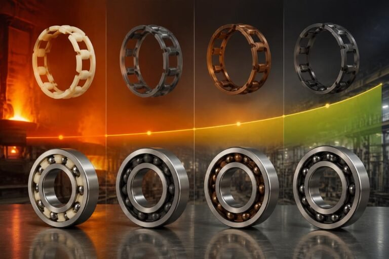 Bearing Cage Material Comparison for Industrial Applications