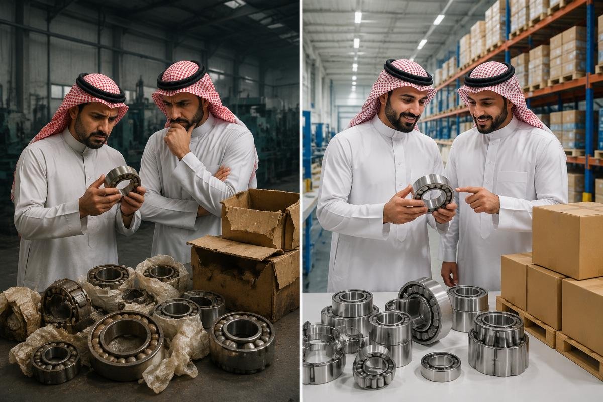 Side-by-side comparison of bearing sourcing outcomes for Middle East traders