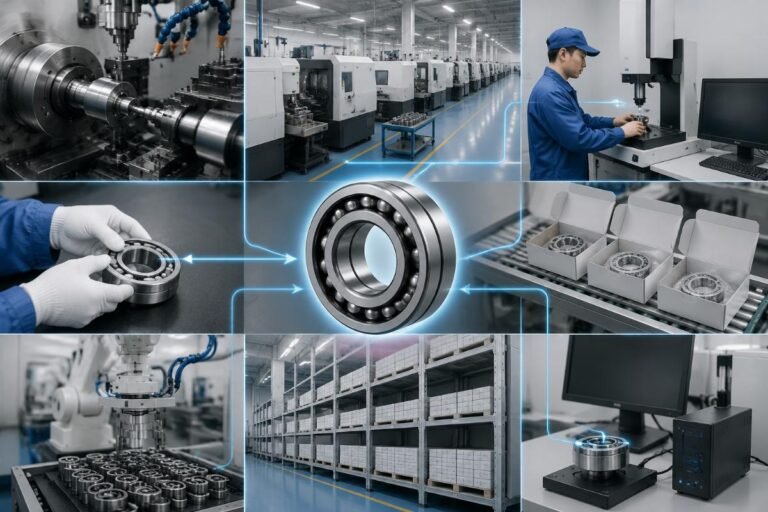 Chinese Bearing Manufacturing Process with Traceability Features