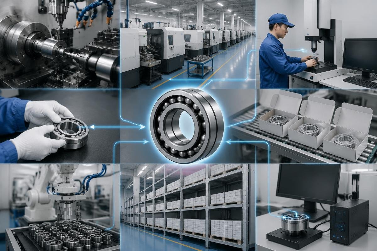 Chinese Bearing Manufacturing Process with Traceability Features