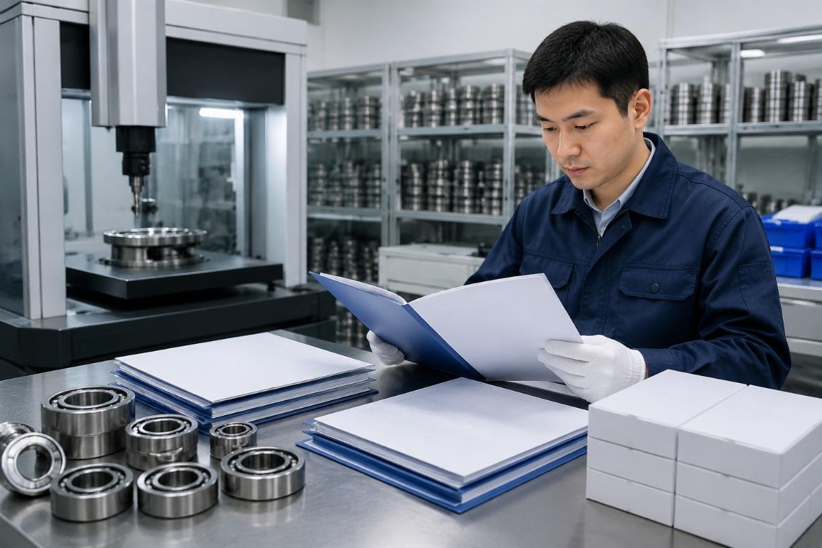 Bearing Material Certification Documentation
