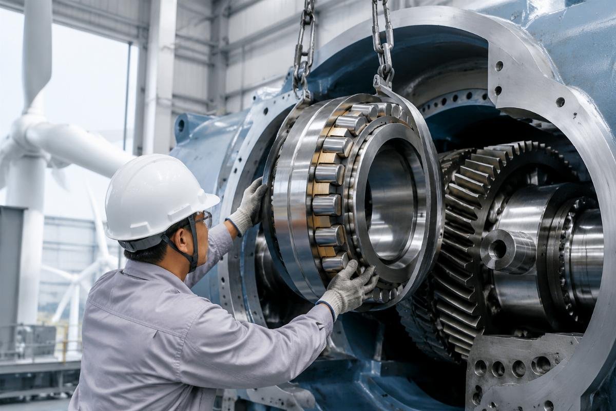 Wind Turbine Gearbox Bearing Installation