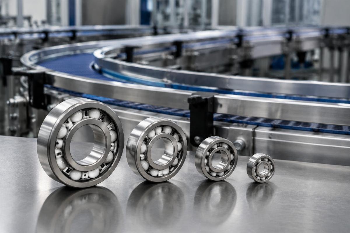 Custom Ceramic Hybrid Bearing for OEM Conveyor