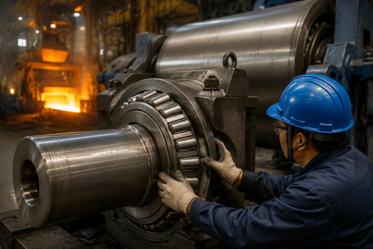 Steel Mill Bearing Installation