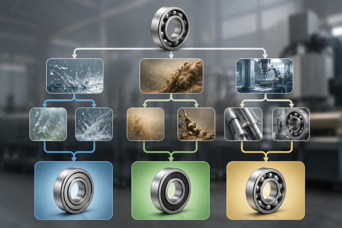 Bearing Seal Type Selection Flowchart for Industrial Applications