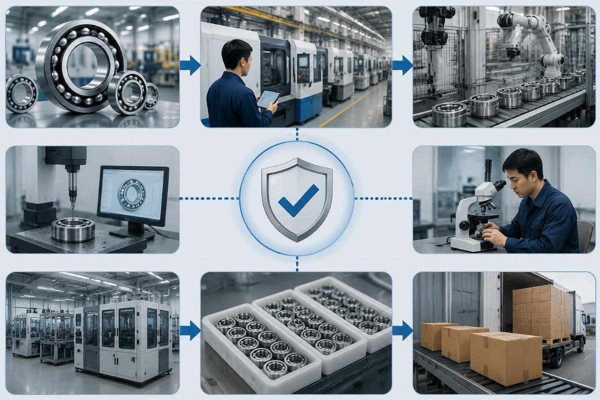 Bearing certification verification process flow