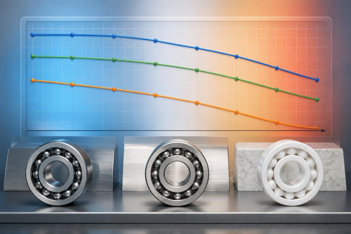 Bearing Material Temperature Performance Comparison