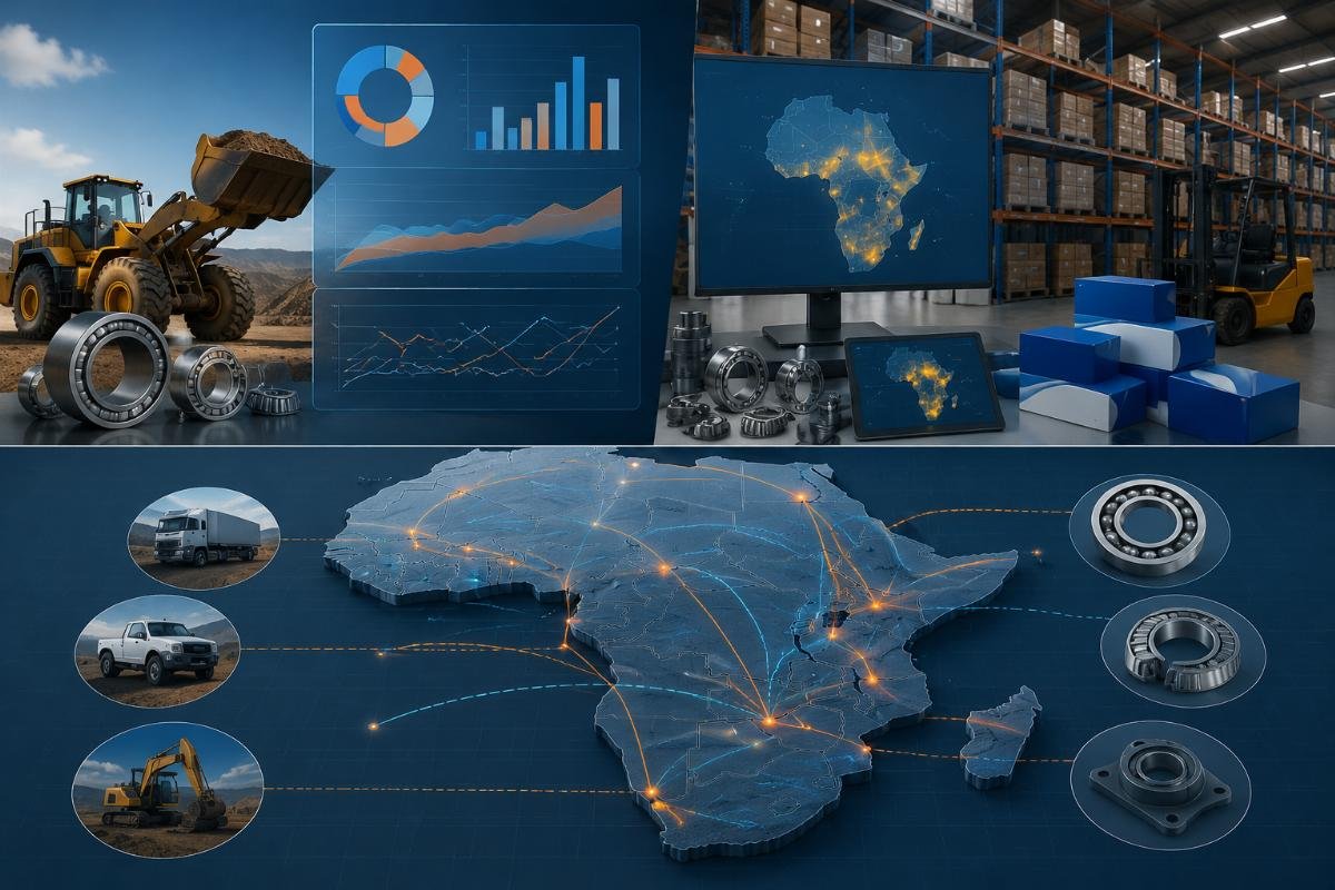 Regional equipment and vehicle usage data charts for African markets