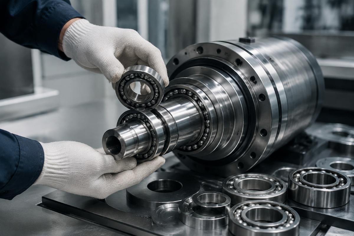 CNC Spindle Bearing Installation