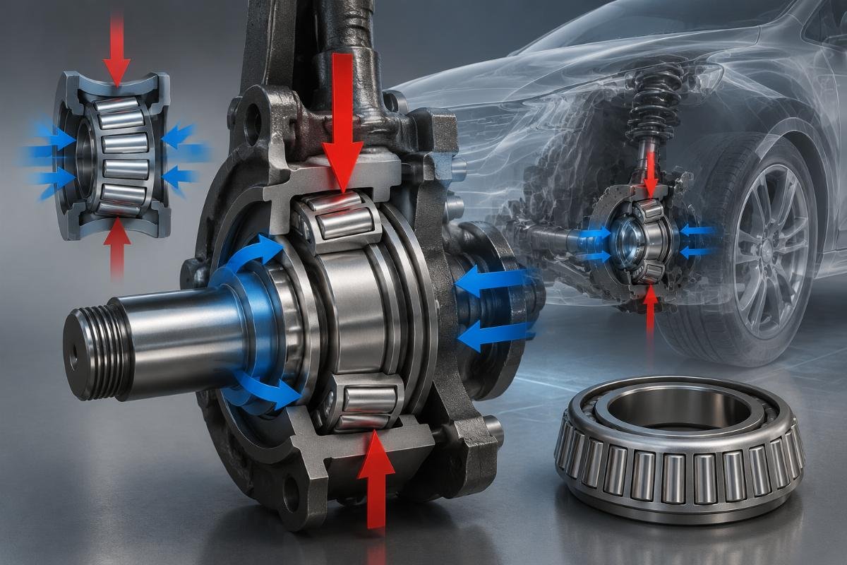 Tapered Roller Bearing Force Distribution in Wheel Hub Applications