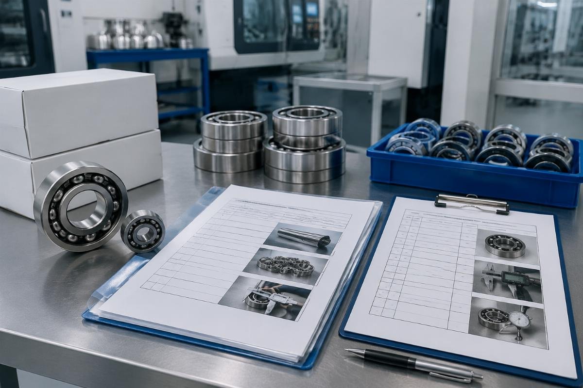 Bearing traceability documentation example