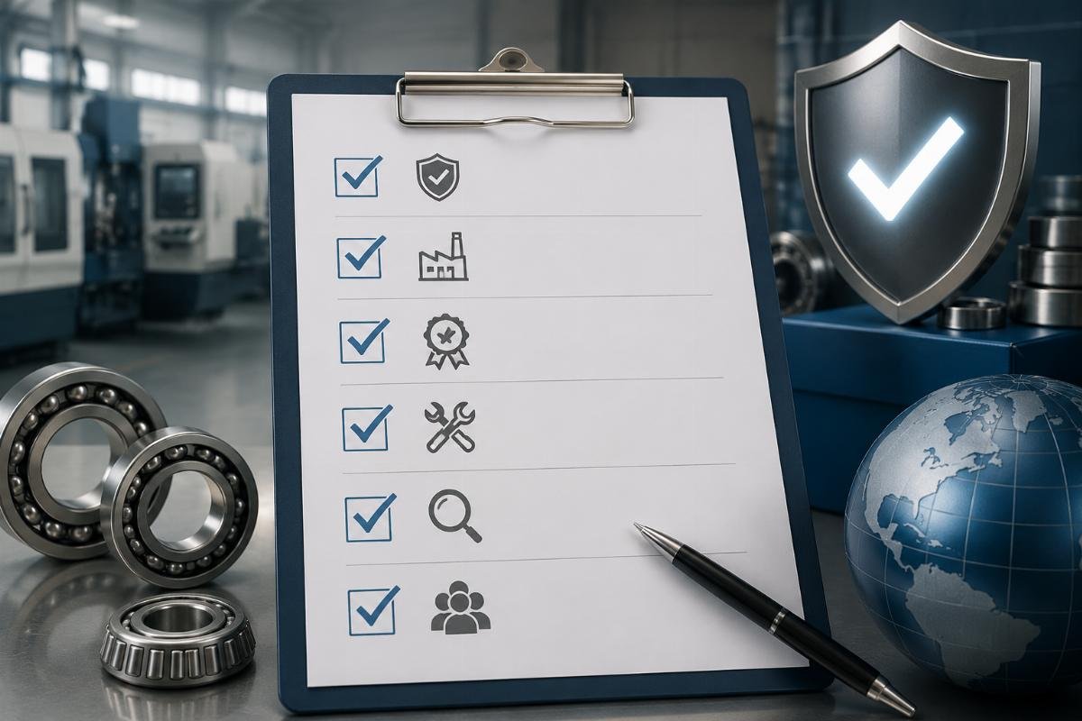 A checklist of supplier qualification markers for Trade Assurance-aligned bearing suppliers