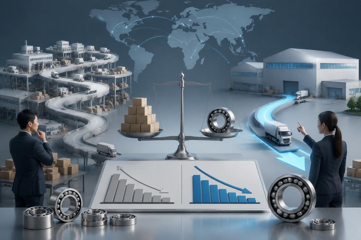 Supply chain cost reduction for bearing distributors Bearing supply chain cost comparison framework