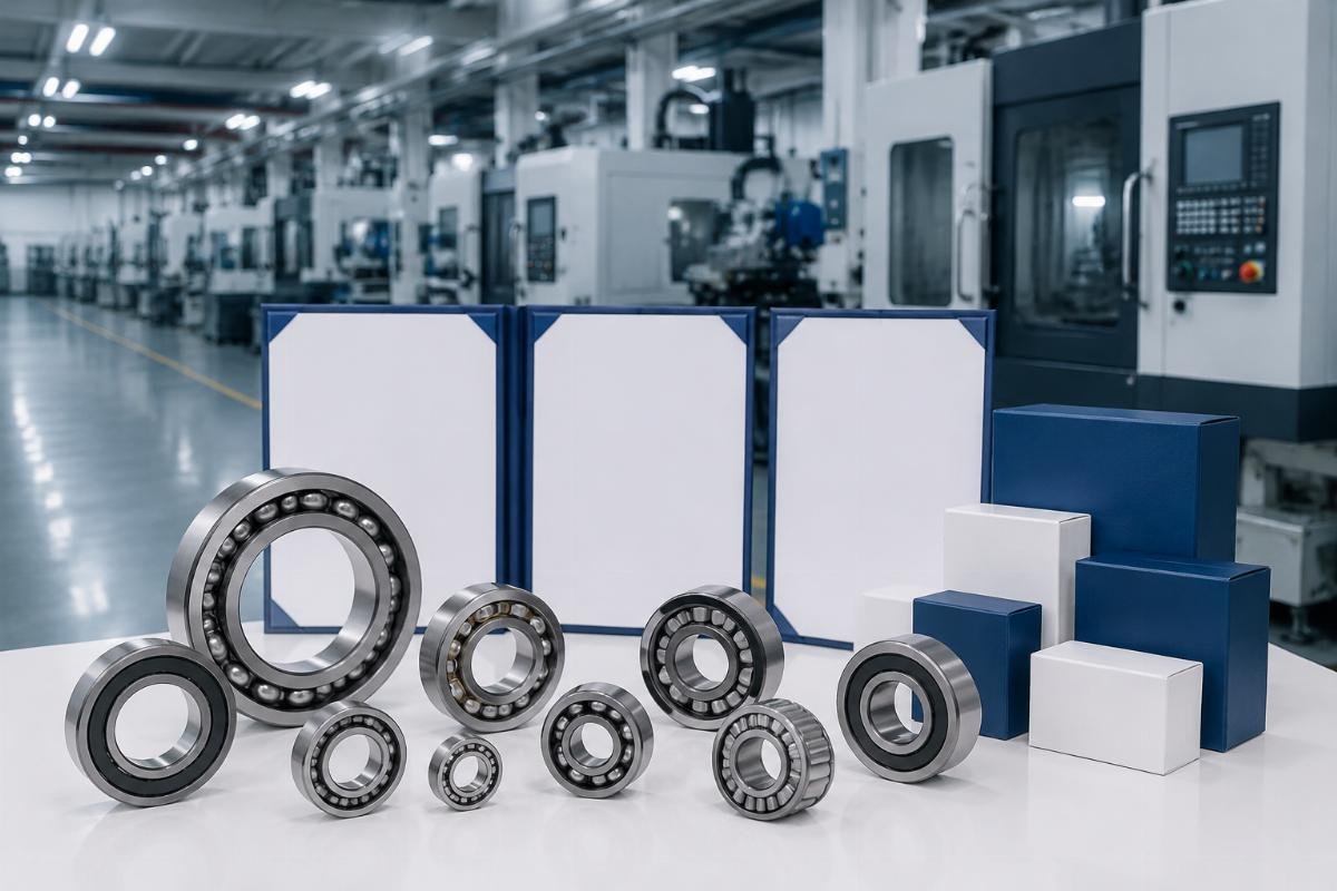 Bearing product samples and supplier certification documents