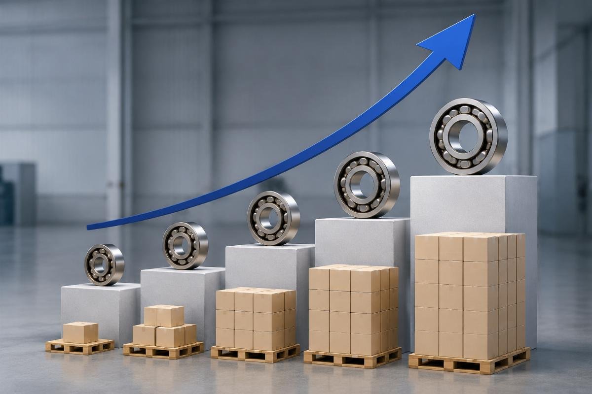 Tiered pricing model for different order volume brackets